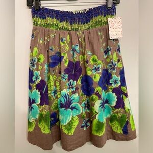 Free People tropical floral skirt - size Small
